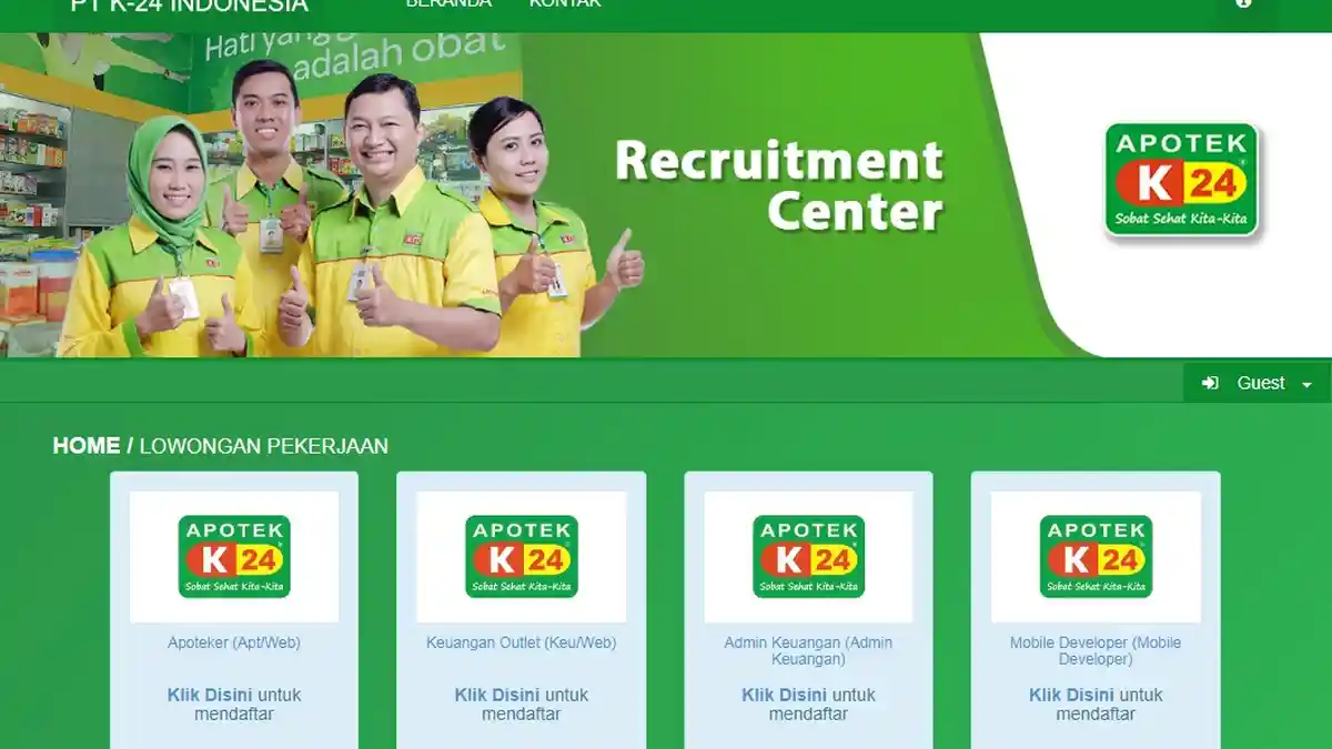 Hari Ini Terakhir! Segera Kirim Lamaran Kerja ke Apotek K-24, Catat Syarat dan Cara Daftarnya