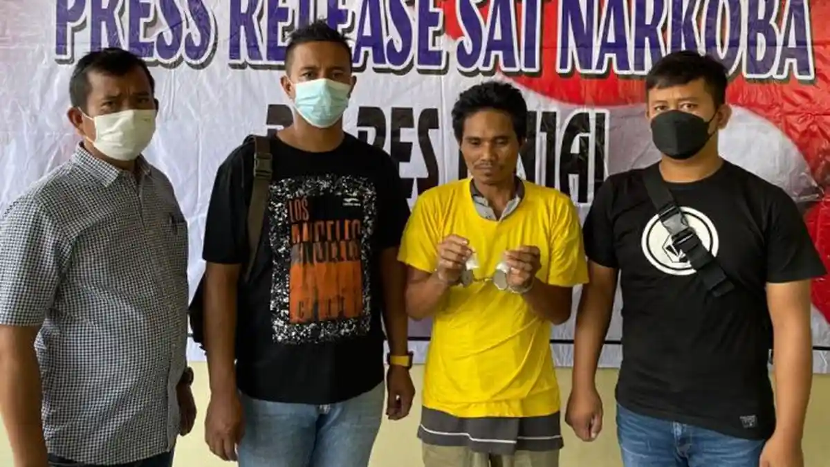 Sat Res Narkoba Polres Binjai Kebobolan, Pengedar Sabu Berhasil Kabur saat Penangkapan