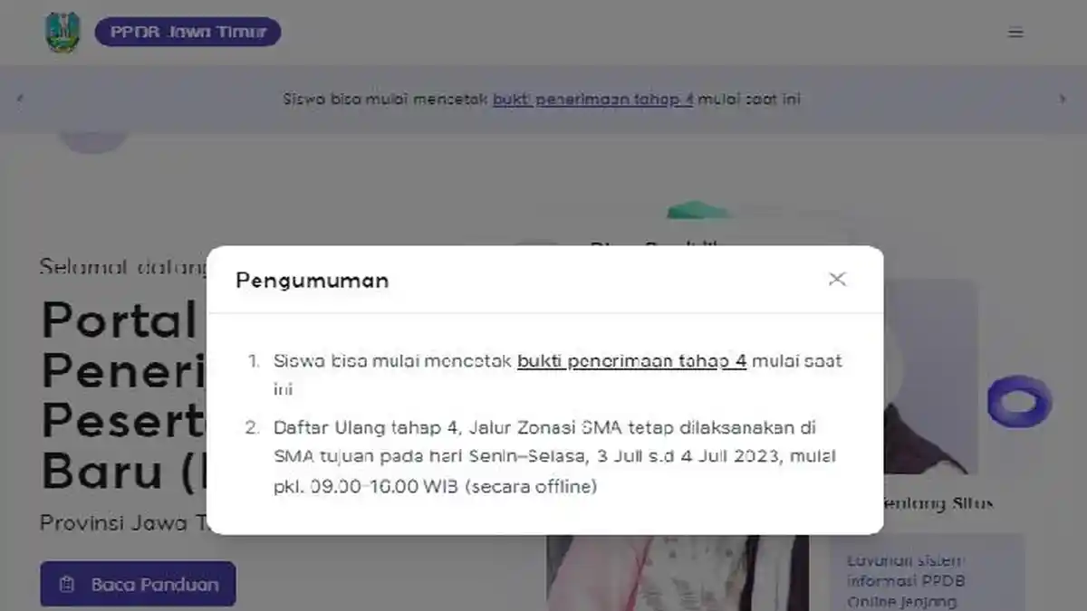 Cara Daftar Ulang PPDB Jatim 2023 Tahap 4, Dilakukan di Sekolah Penerima