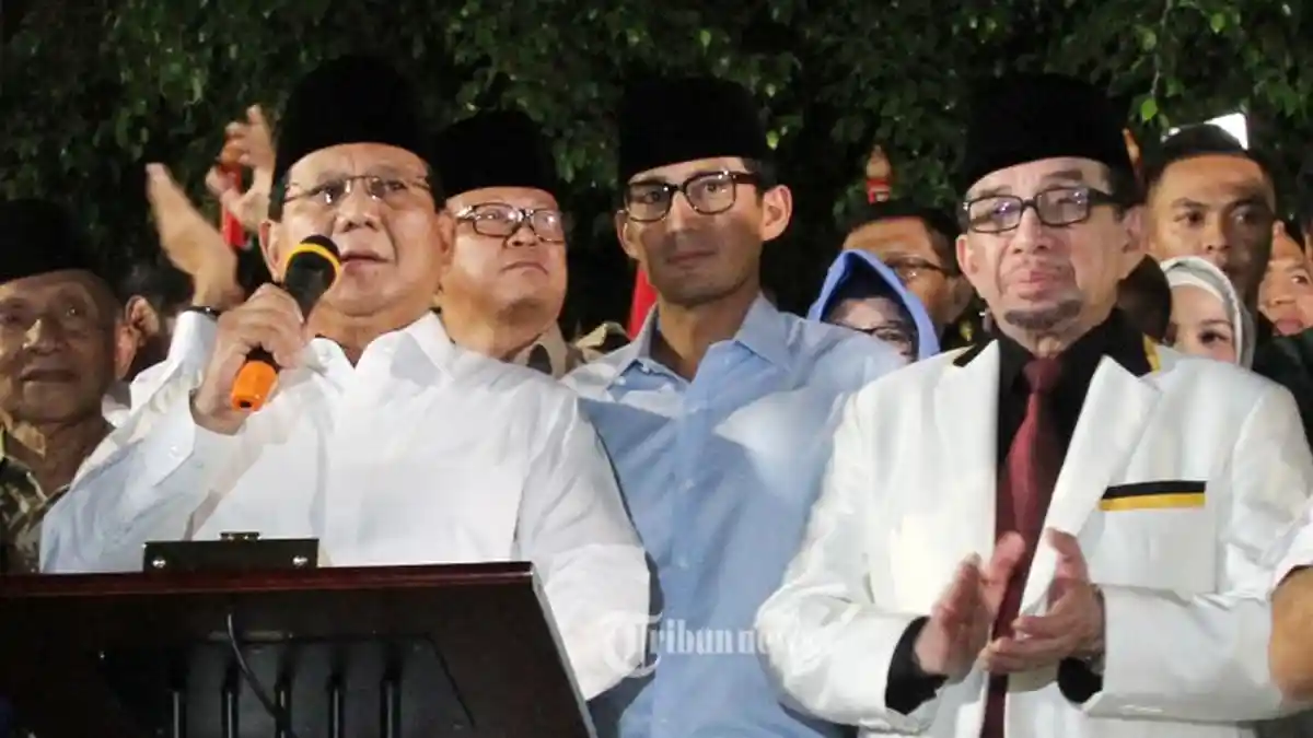 Prabowo dan Sandiaga Uno Bakal Nonton Putusan Sidang MK Pilpres 2019 dari Rumah Kertanegara