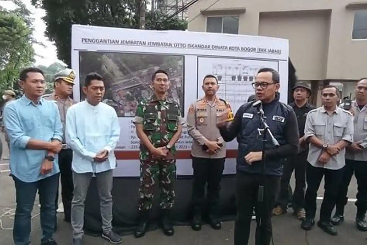 Pemkot Bogor Bangun Jembatan Otista Guna Atasi Macet, Bima Arya: Kami Pasang CCTV agar Beres On time