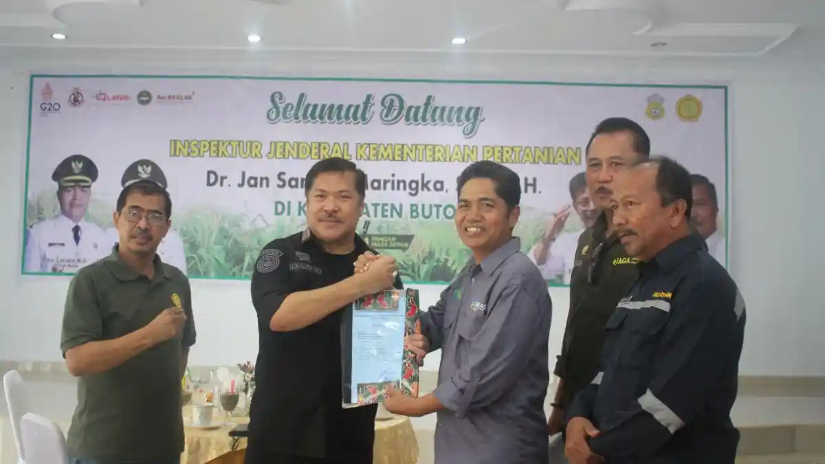 Itjen Kementan Awasi Program Pertanian dan Peternakan di Kabupaten Buton
