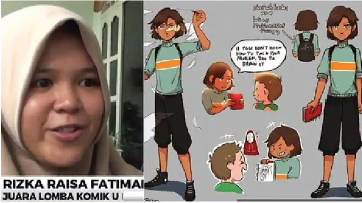 Rizka Raisa Ungguli Pesaing dari 130 Negara Juara Lomba Komik Cegah Bullying Unicef