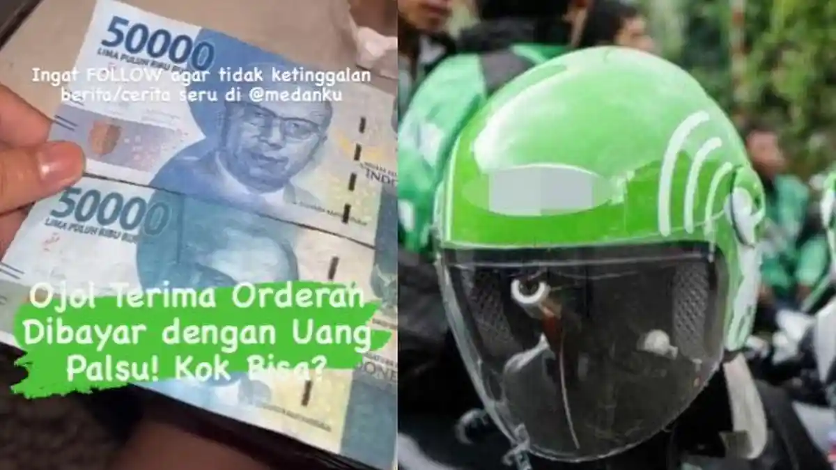 Saat Beli Rokok ke Warung, Driver Ojol Baru Sadar Dibayar Uang Palsu ...