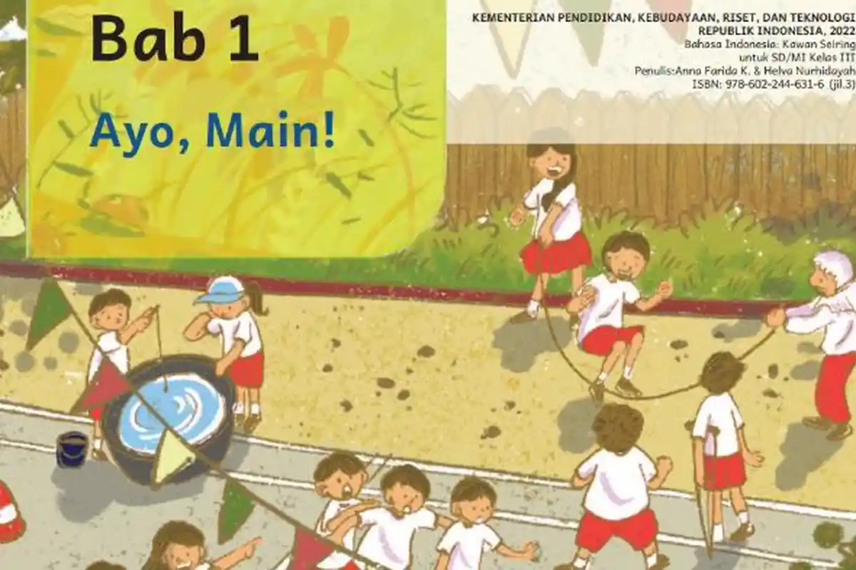 Kunci Jawaban Bahasa Indonesia Kelas 3 SD Latihan Soal 30 Pilgan Bab 1 Semester 1 Kurikulum Merdeka