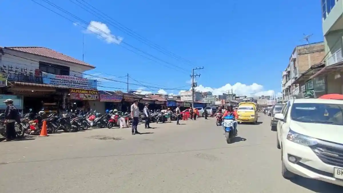 Dishub Karo Catat Masih 60 Persen Pedagang yang Taati Imbauan Tak Bawa Kendaraan ke Pasar Kabanjahe