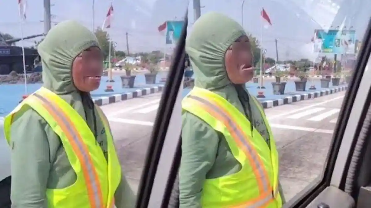 VIRAL Pengemis Bentak Pengendara Mobil di Exit Tol Hingga Gedor-gedor Kaca, Sempat Memaki