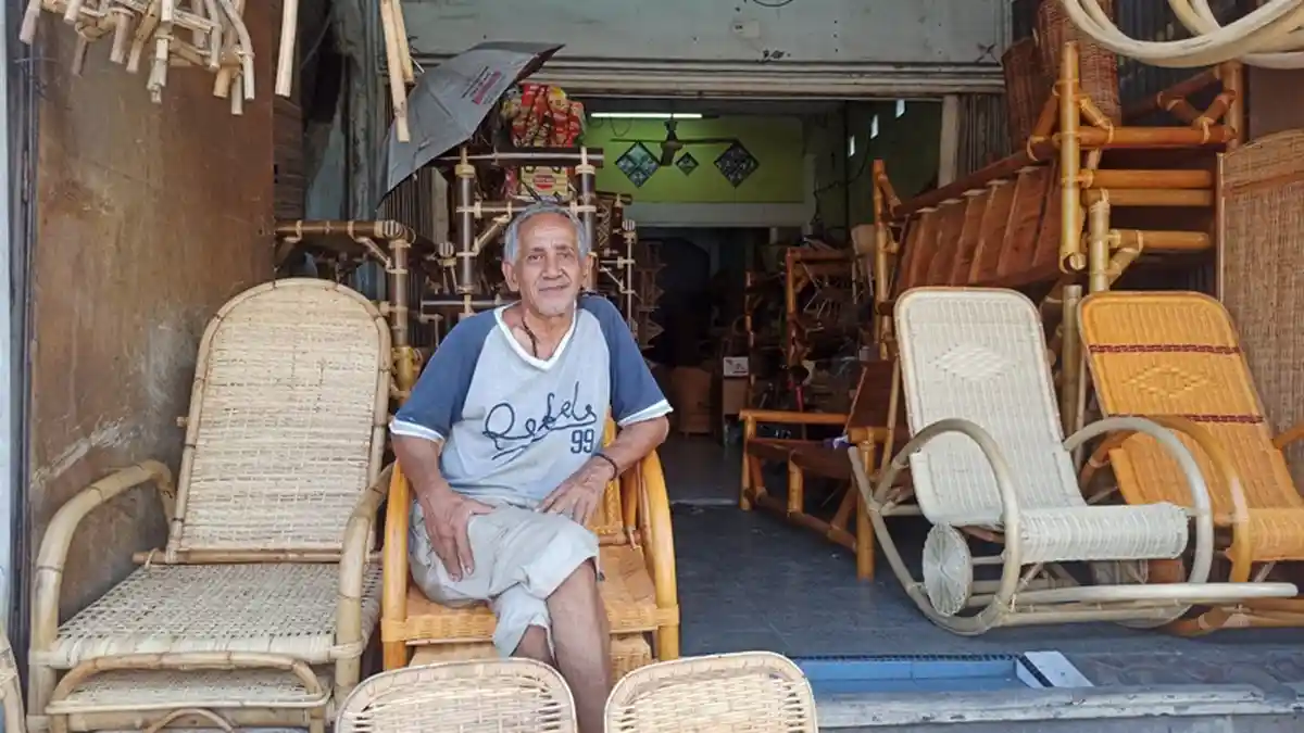 Masih Simpan Ribuan Stok, Perajin Keranjang Parsel Menjerit, Omset Penjualan Menurun Drastis