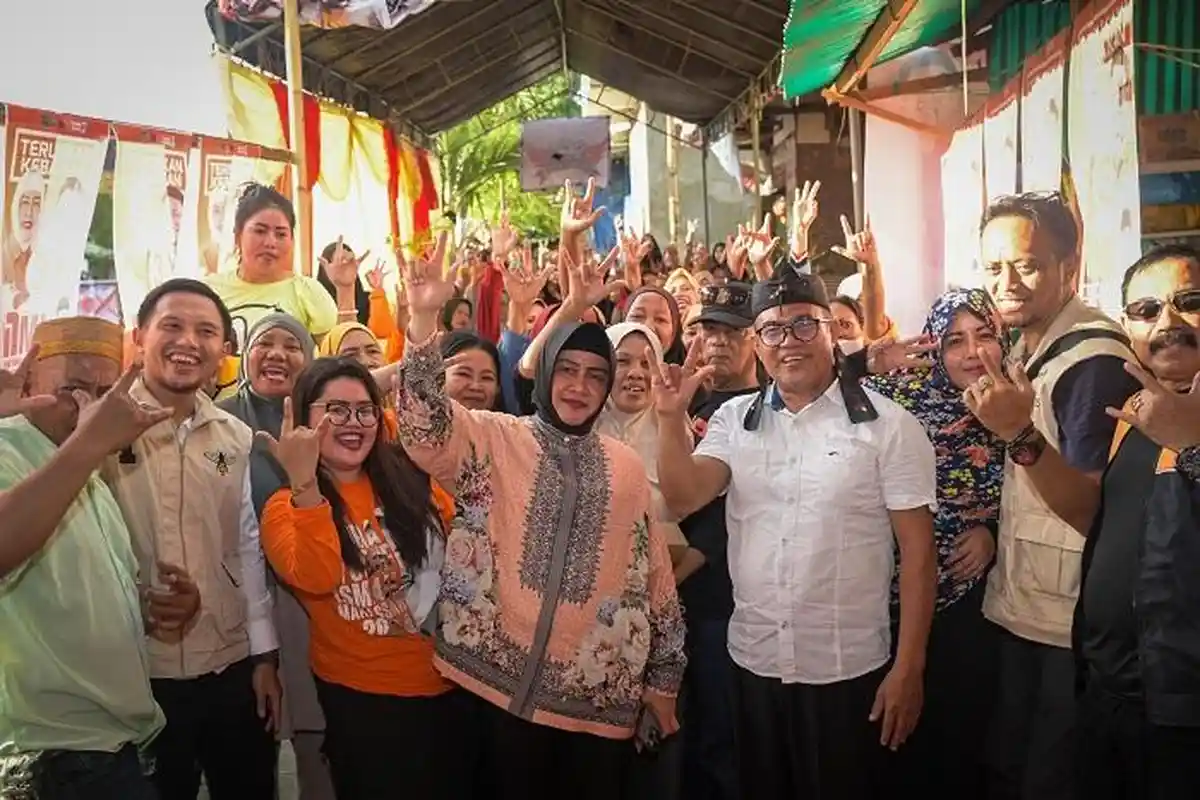 Basdir dan Fahrizal Husain Kawal Indira Temui Warga di Maccini Gusung Makassar