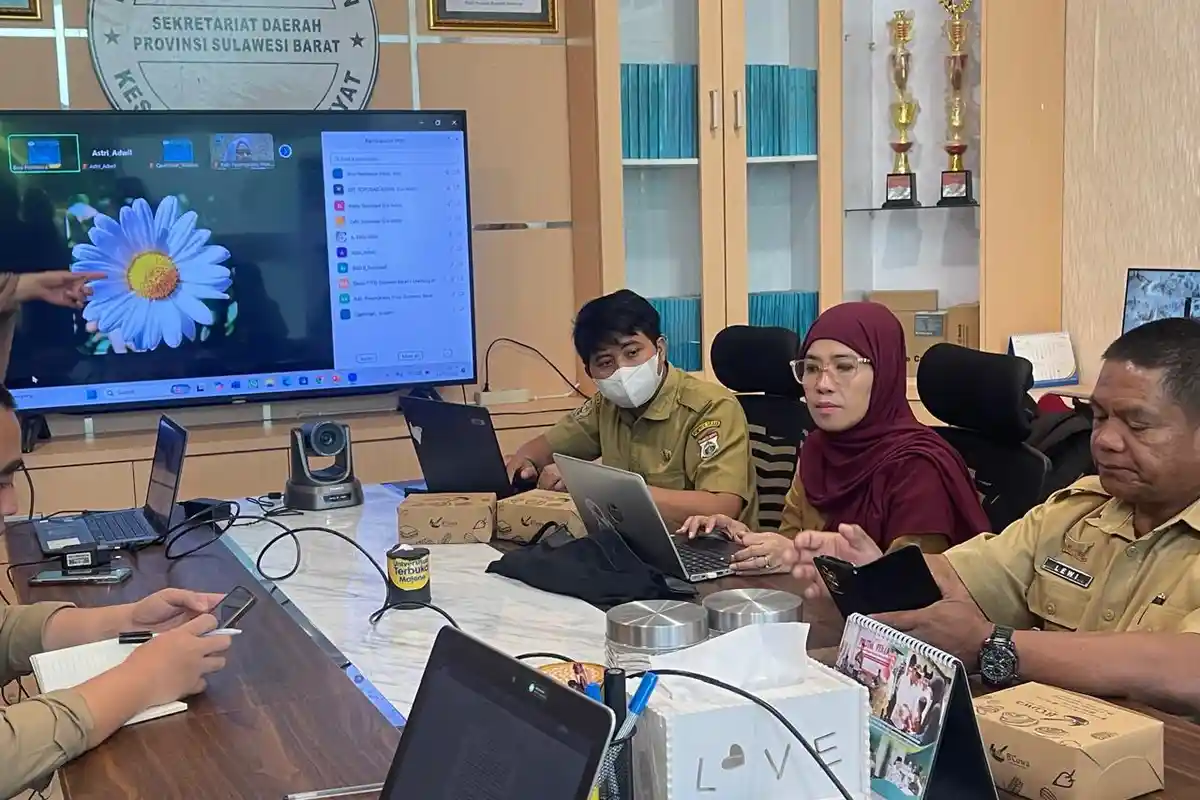 Bapperida Sulbar Perkuat Tata Kelola Wilayah Lewat Rakor Identifikasi Batas Daerah