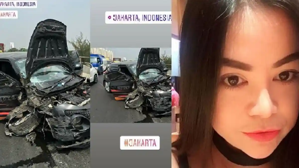 Anisa Bahar dan Putrinya Alami Kecelakaan, Kondisi Mobilnya Ringsek