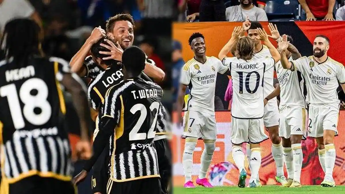 Segera Main, Link Skor Hasil Juventus vs Real Madrid Live Streaming Sevenhub.id Jam 06.30 WIB