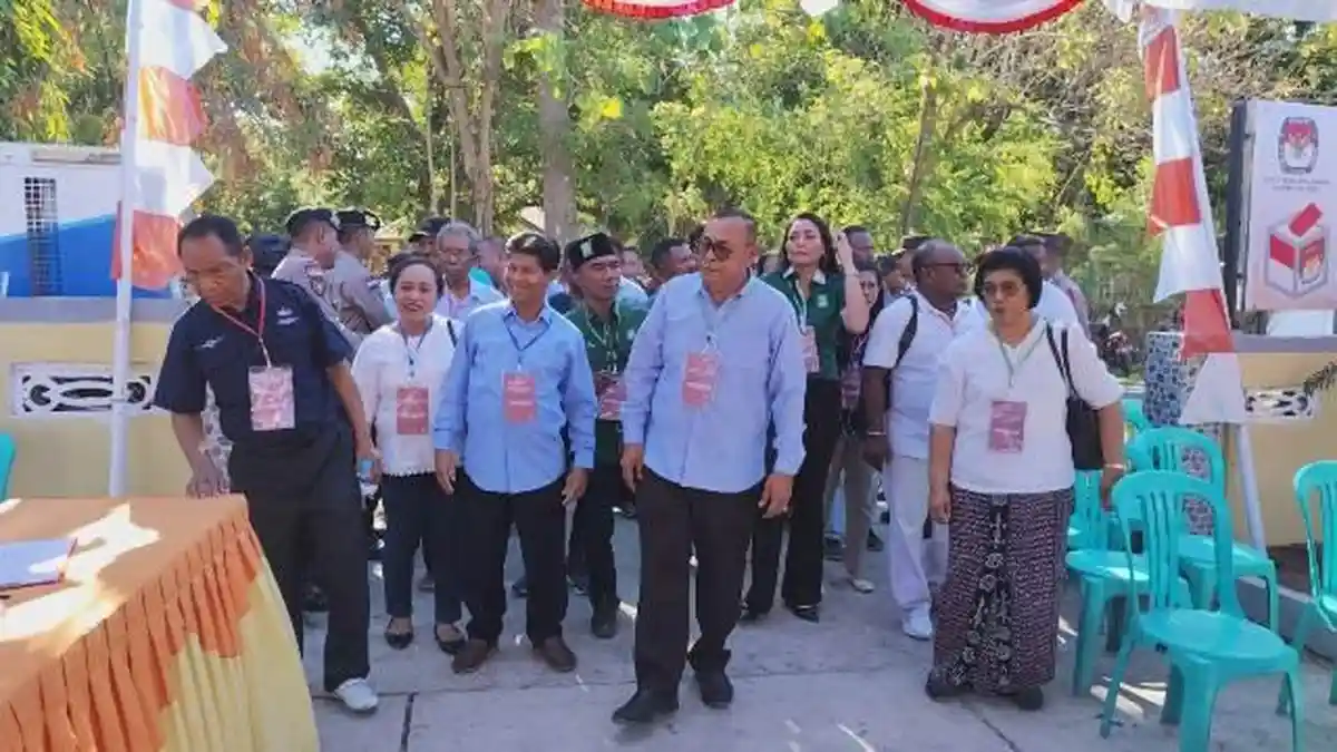 Paket SARR Tiba di KPU Jelang Pengundian Nomor Urut Paslon