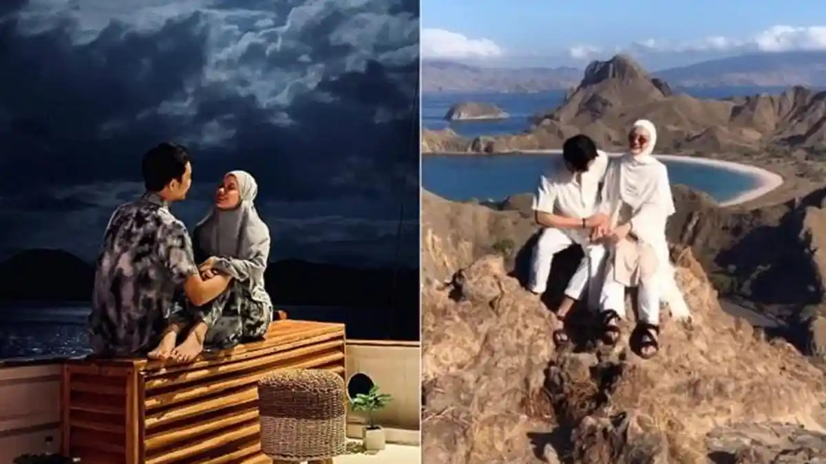 Jadwal Kerja Padat, Dinda Hauw dan Rey Mbayang Baru Sempat Liburan setelah Menikah