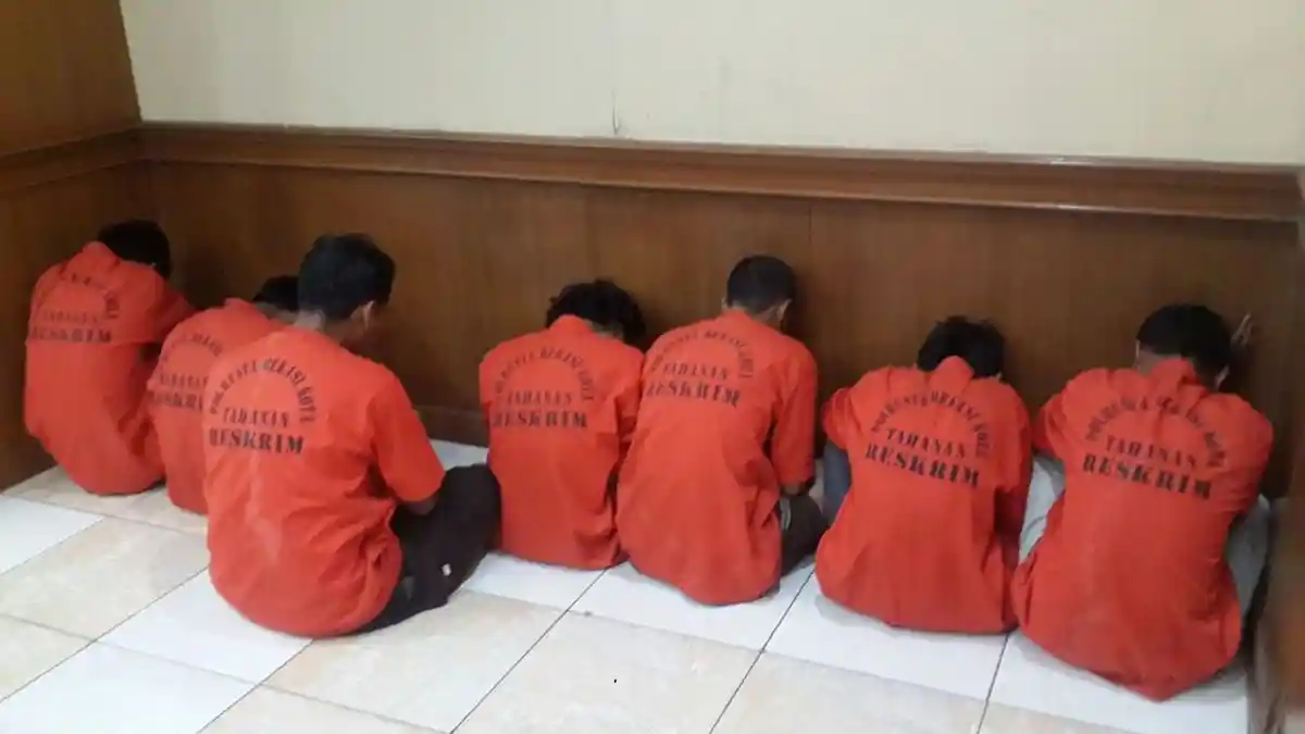 Pimpinan Komplotan Begal Motor di Bekasi Tertangkap