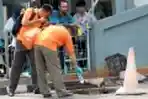 Labfor Bareskrim Mabes Polri Olah TKP Ledakan SPBU Pontianak