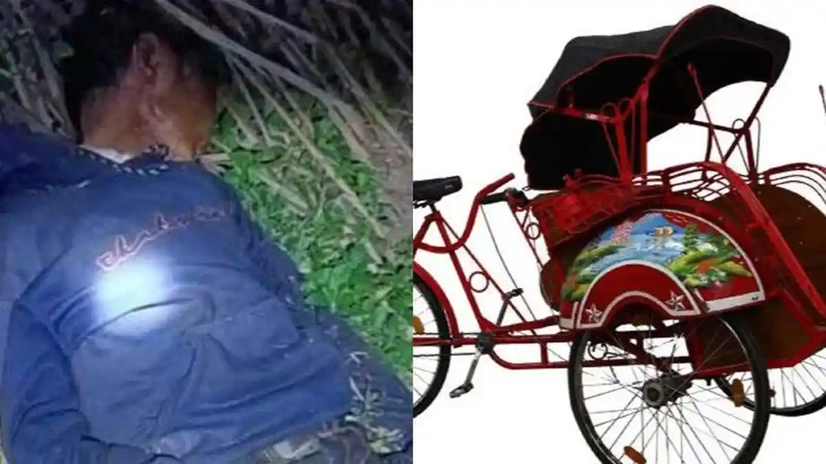 Dipukul Benda Tumpul, Tukang Becak Bersimbah Darah Tewas Diduga Dibegal, Keterangan Anak Jadi Kunci?