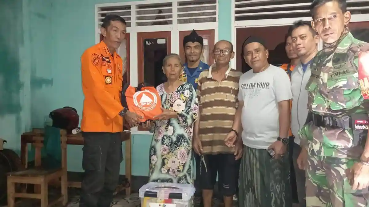 Tungku Api Jadi Penyebab Sebuah Rumah Ludes terbakar di Lakbok Ciamis