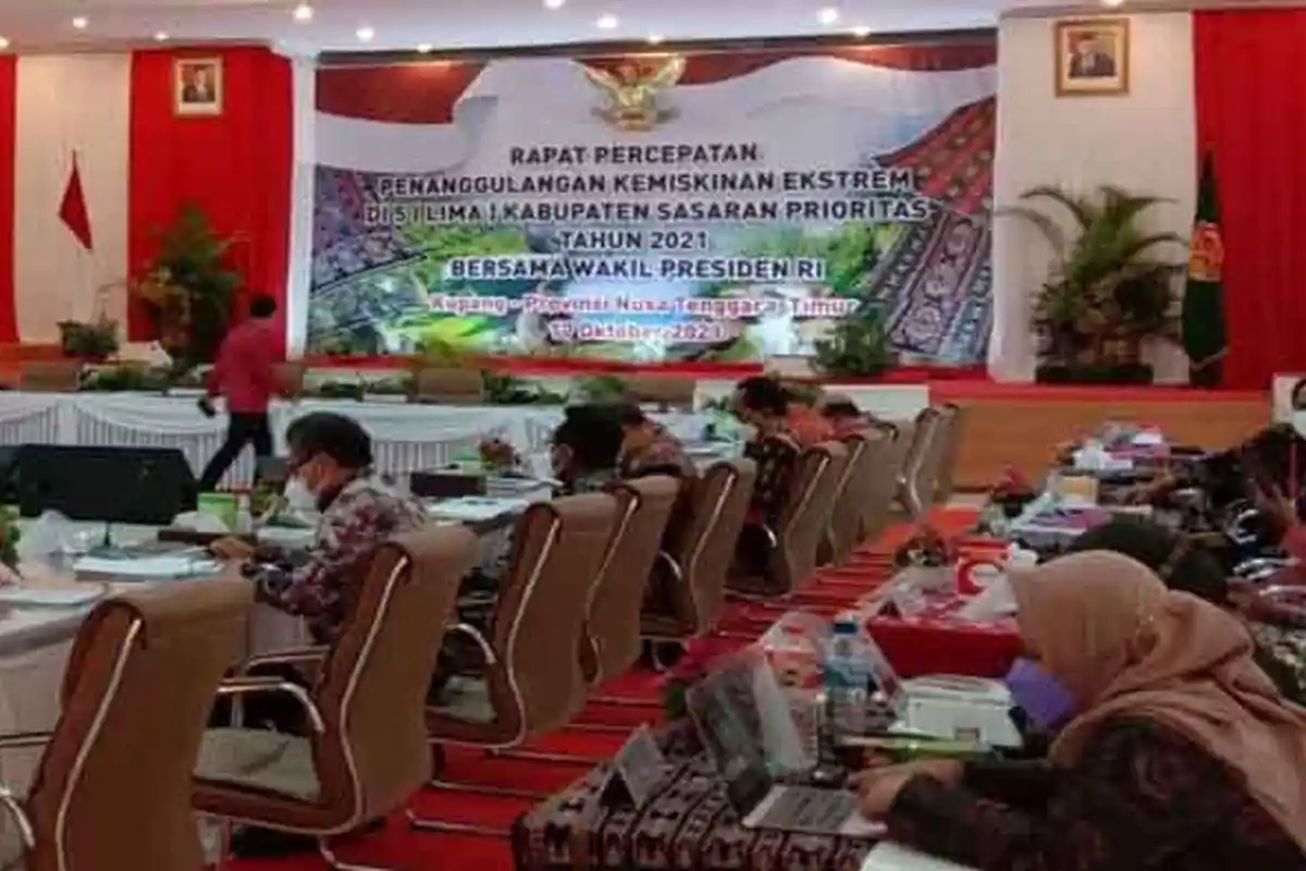 Wapres dan Pemprov NTT Gelar Rapat Penanggulangan Kemiskinan Ekstrim