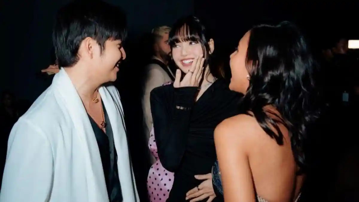 Angga Yunanda dan Shenina Cinnamon Pamer Foto Bareng Lisa BLACKPINK hingga Mingyu