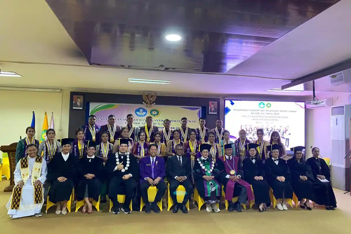 FKKH Undana Luluskan 314 Dokter Hewan pada Periode XIV Juni 2024