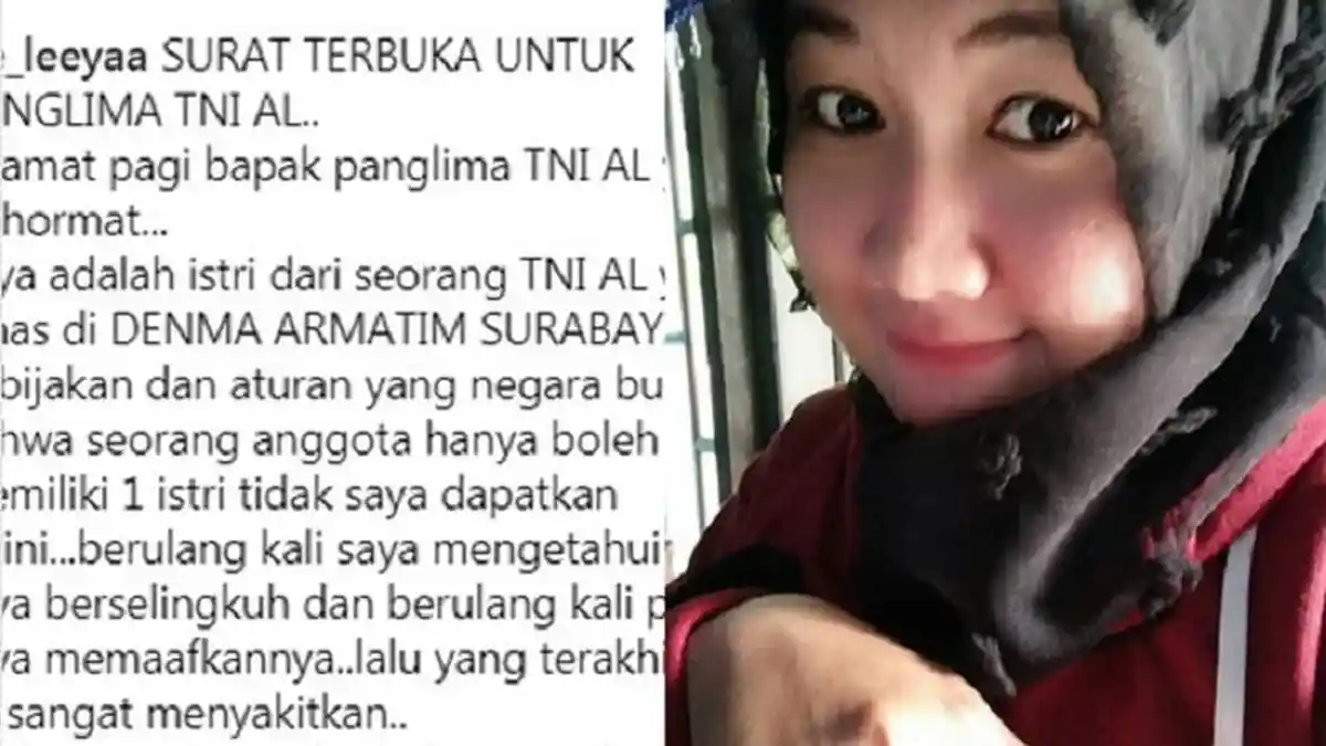 Jadi Korban Pelakor, Wanita Ini Surati Panglima TNI AL, Isinya . . .