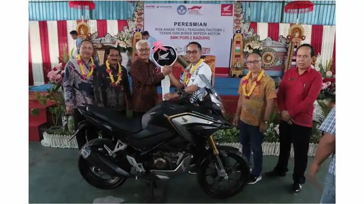 Perkuat Komitmen di Dunia Vokasi, AHM Resmikan Pos AHASS TEFA di Bali