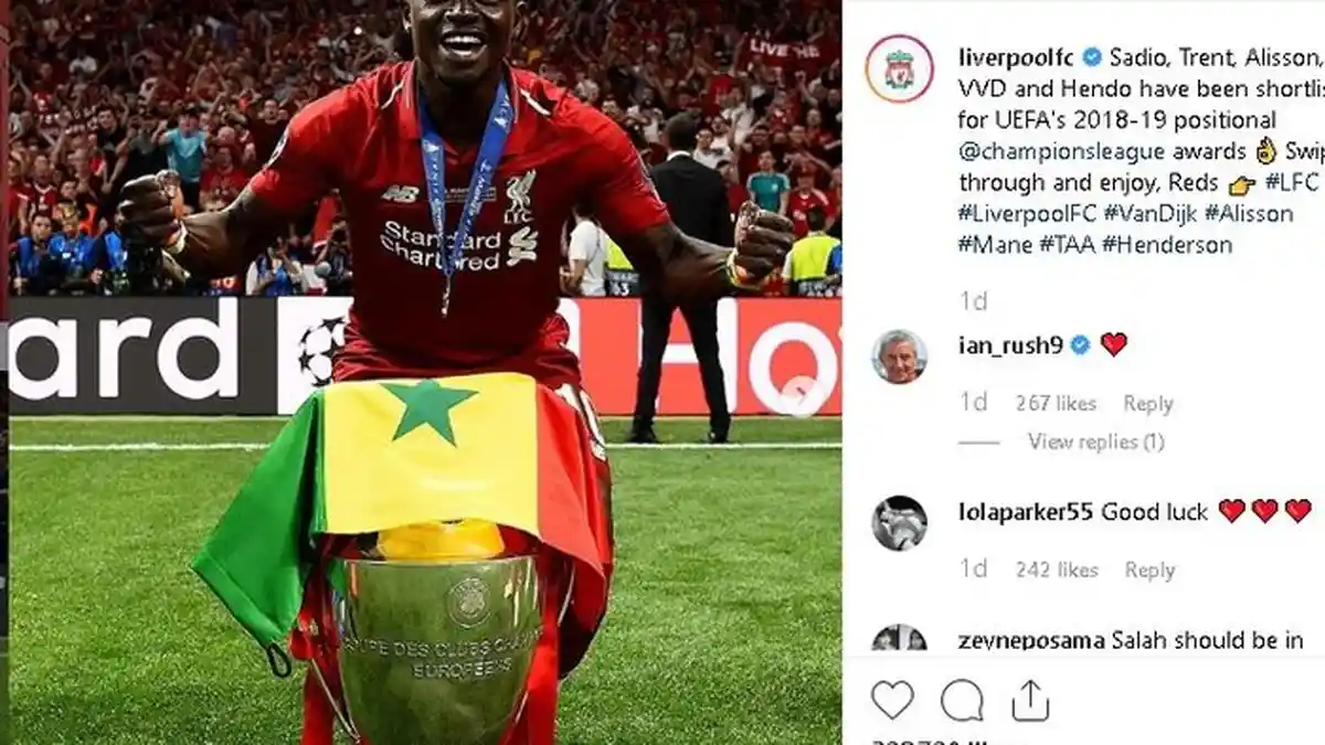 Sadio Mane Buka Suara Soal Hubungannya dengan Mohamed Salah di Liverpool