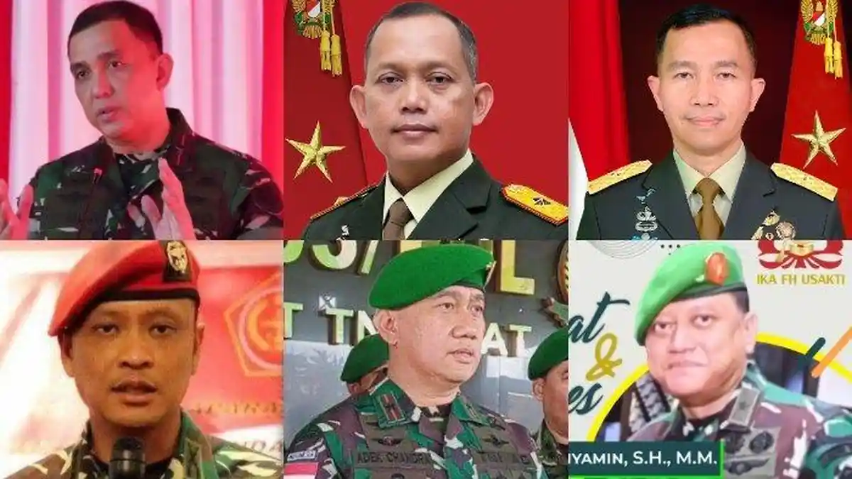 Daftar 18 Alumni Akmil 1997 Berpangkat Jenderal Terbaru Brigjen Asmi dan Benny 