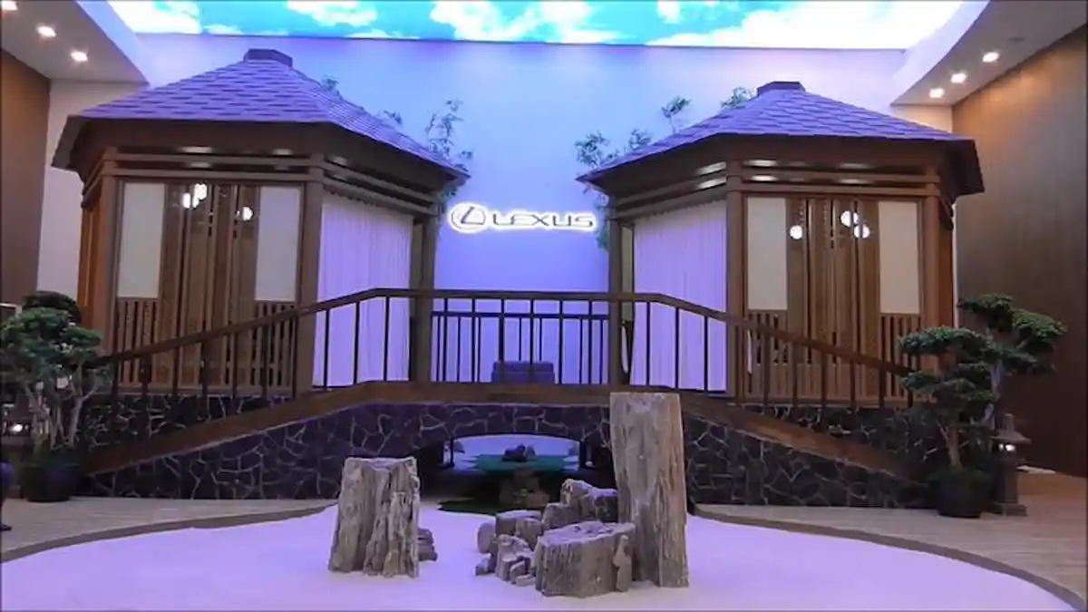 Booth Lexus Sajikan Lounge Bernuansa Indonesia-Jepang
