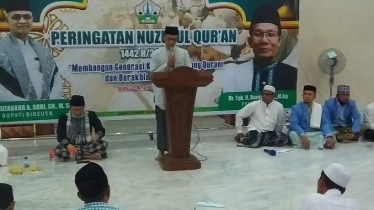 Pemkab Bireuen Peringati Nuzulul Quran di Masjid Agung