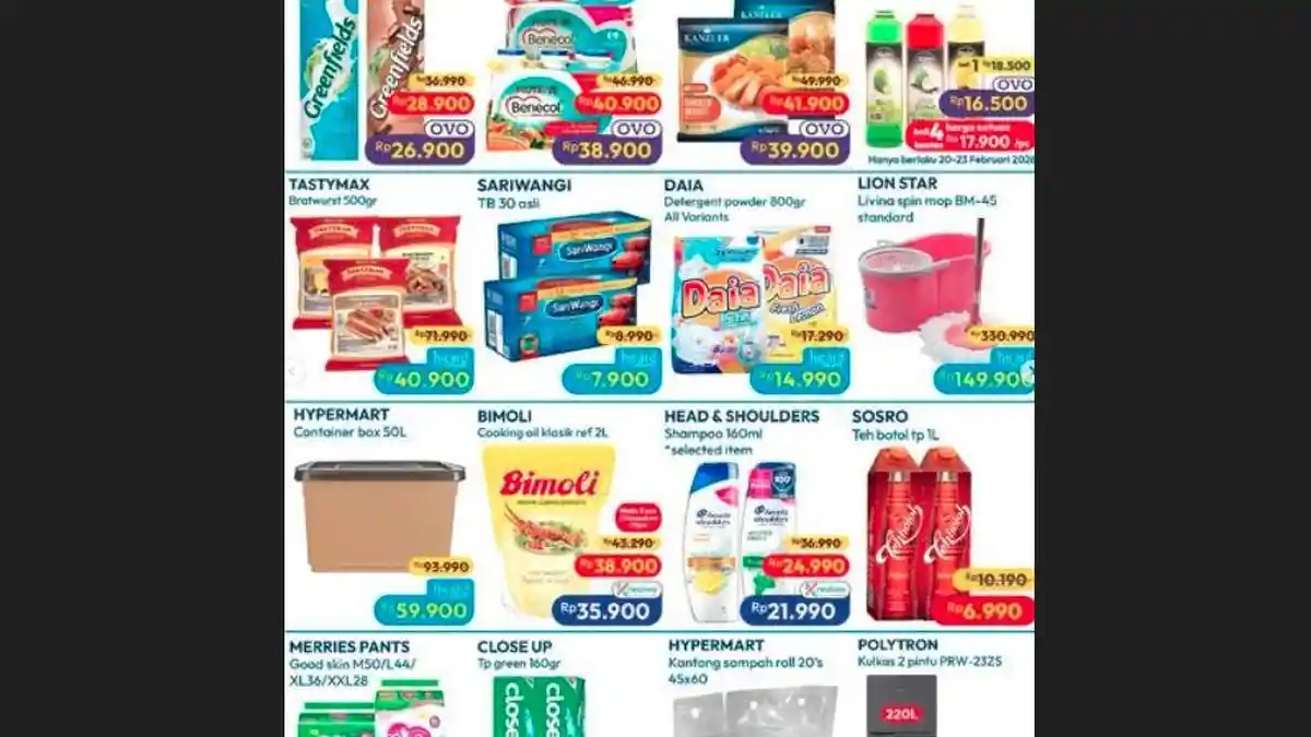 Promo Hypermart Jambi hingga 26 Februari 2026, Beli 1 Gratis 1