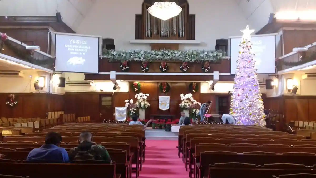 Gereja GPIB Paulus Lakukan Persiapan Jelang Ibadah Natal