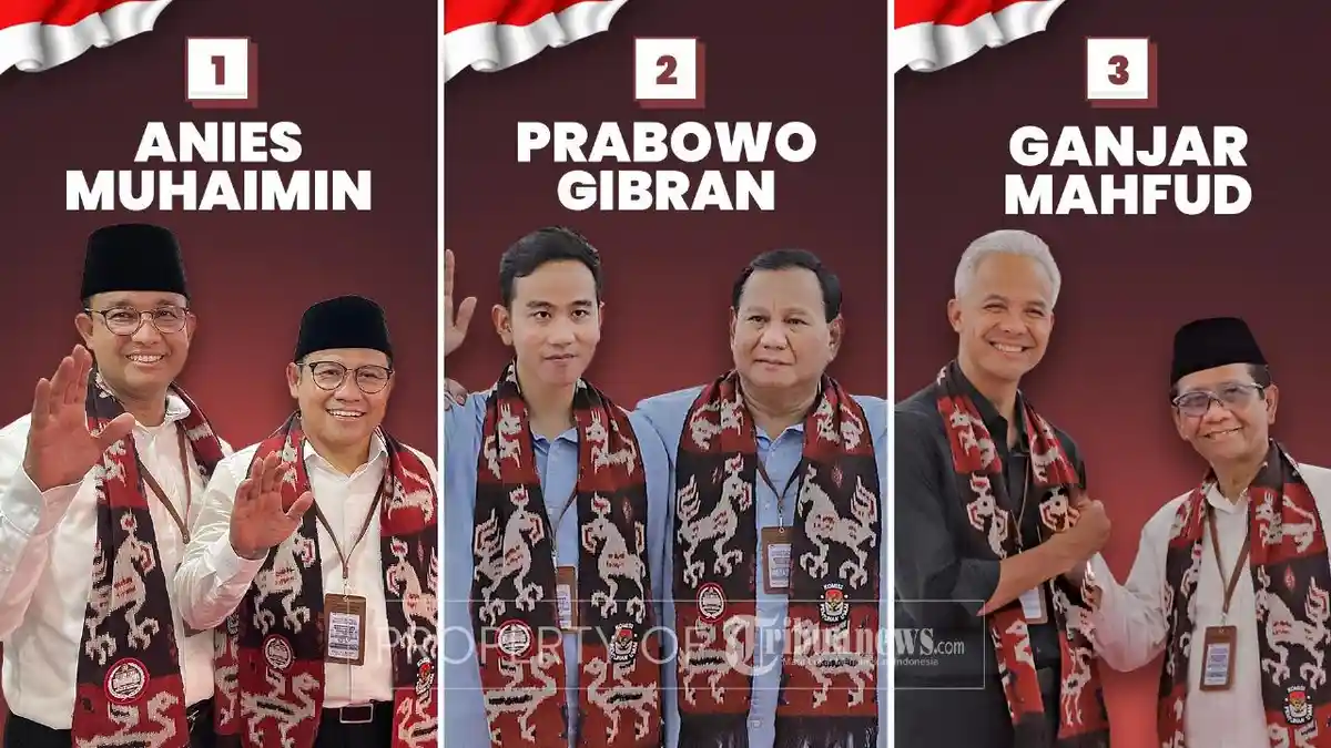 Momen Berbalas Pantun ala Cak Imin, Prabowo dan Mahfud MD Usai Pengundian Nomor Urut
