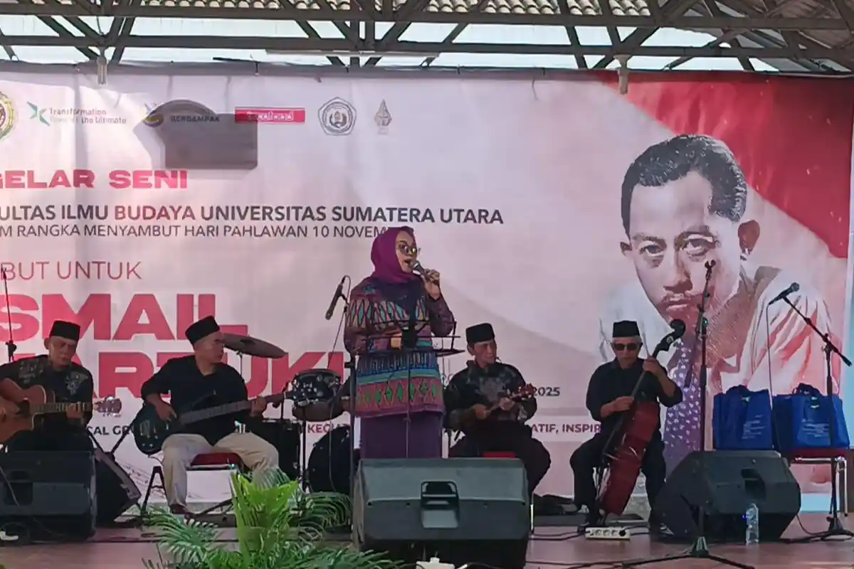 Keroncong Delirama Disambut Antusias dalam Gelaran Tribut Ismail Marzuki FIB USU