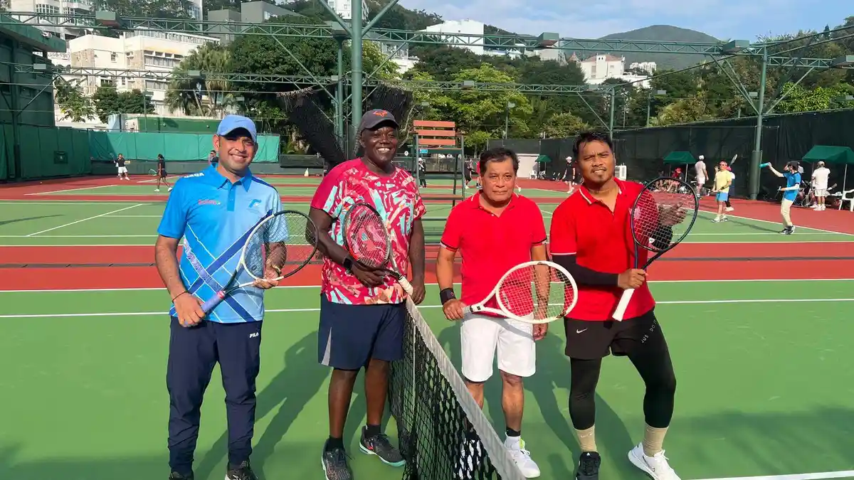 Kala Ketua Umum Pelti Tanding Lawan Petinggi Tenis Dunia, Begini Hasilnya