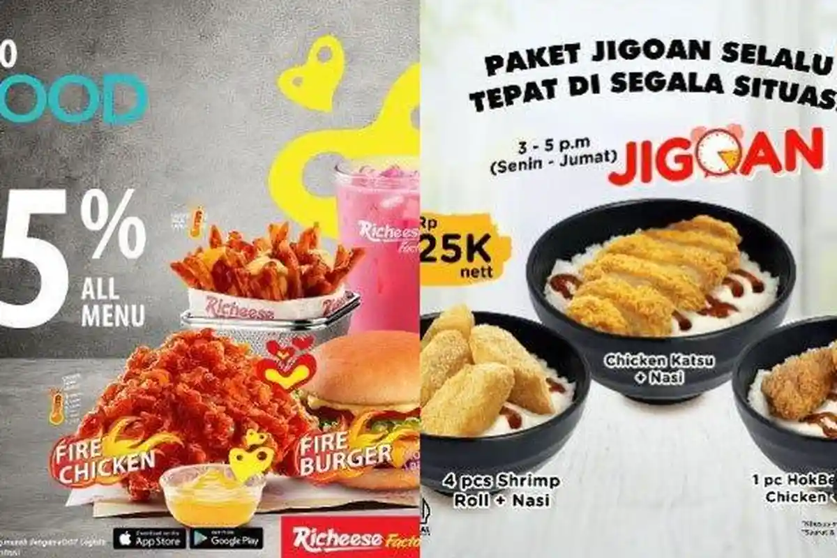 Promo Restoran Cepat Saji Hari Ini 7 Mei 2023, Lengkap Diskon Berbagai Makanan di Akhir Pekan