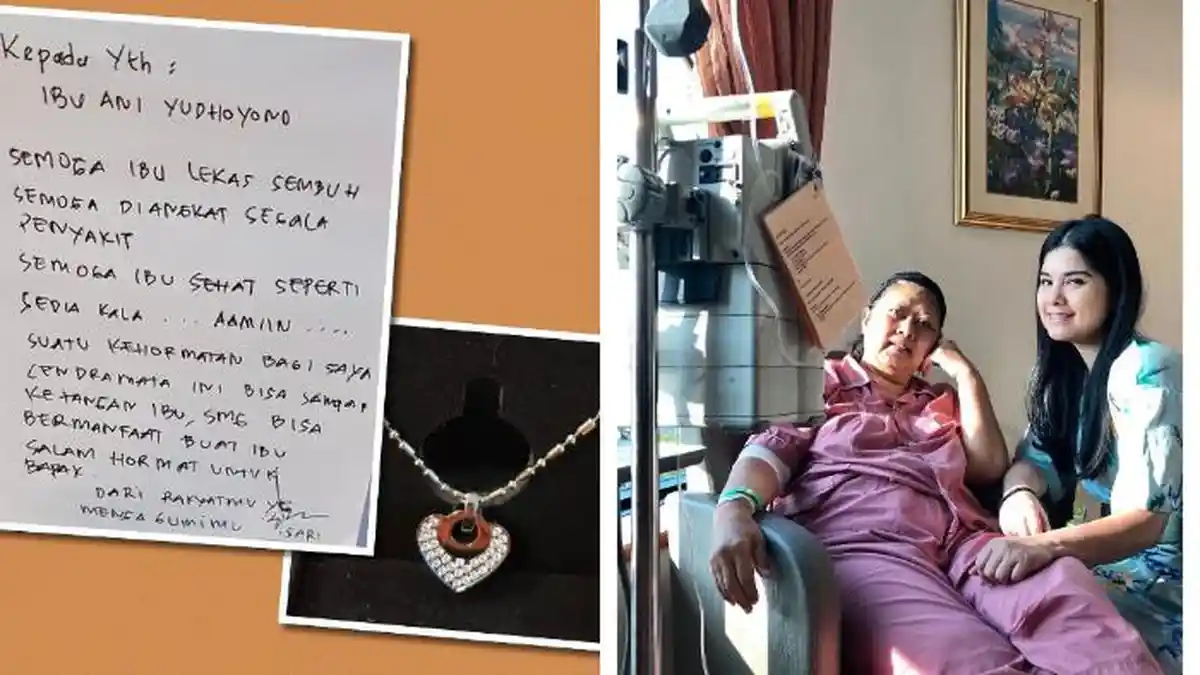 Sakit Kanker Darah dan Dirawat di Singapura, Ani Yudhoyono Dapat Kiriman Kalung dan Surat