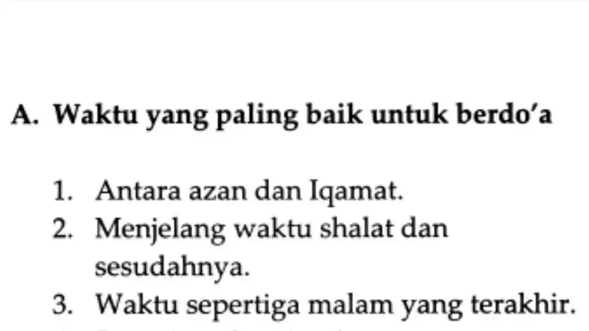 Kapan Waktu Berdoa yang Dianjurkan Agar Mudah Dikabulkan Allah SWT, Ini 10 Waktu Terbaik