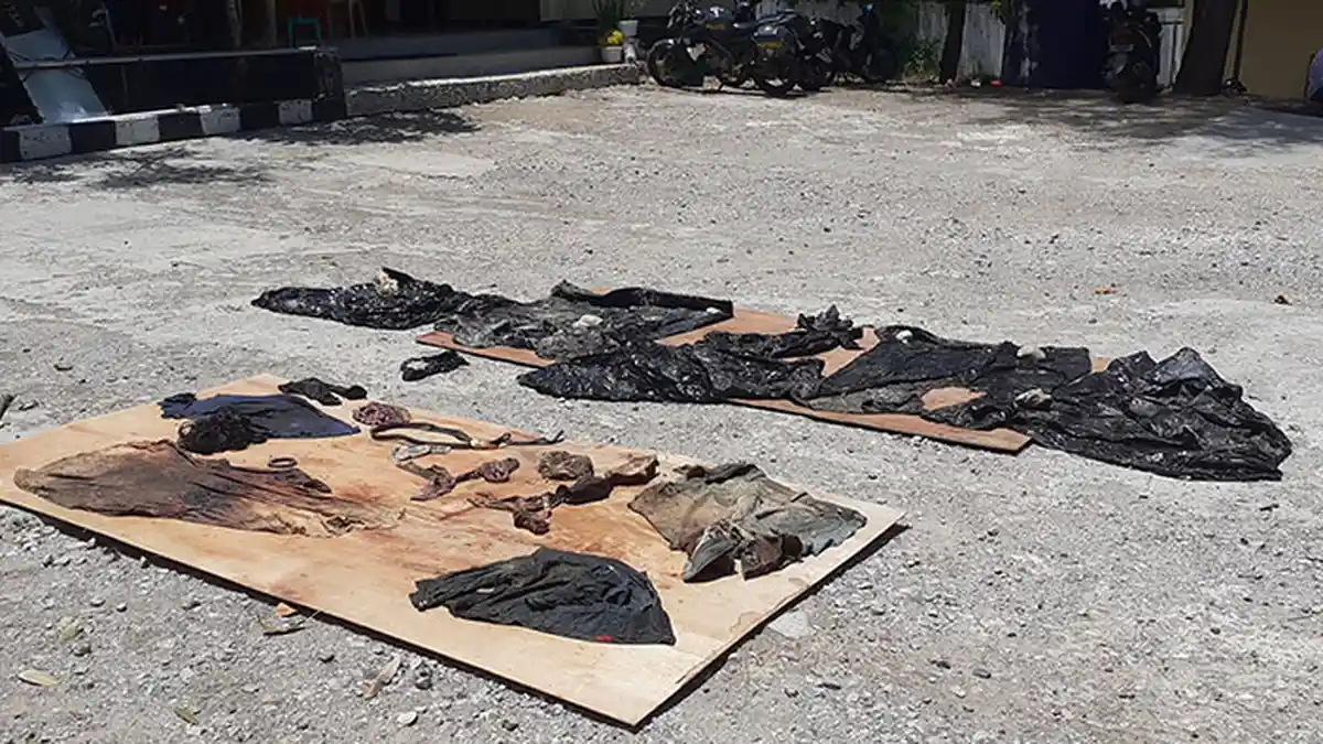 Penemuan Jasad Terbungkus Kantong Plastik,Polisi Amankan Banyak Barang Bukti