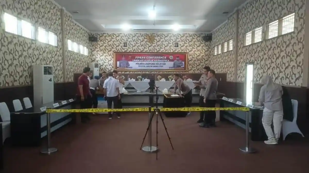 Breaking News Polres Lampung Selatan Ungkap Kasus Narkoba Periode Januari-Maret 2025