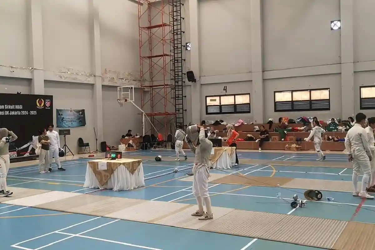 Cetak Atlet Masuk Level Daerah Hingga Nasional, Sirkuit Anggar Digelar di GOR Cengkareng