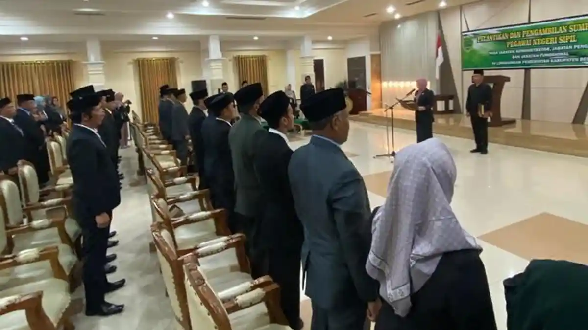 74 ASN di Berau Dirotasi, Bupati Sri Juniarsih Ingatkan untuk Jaga Netralitas 