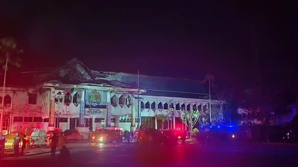 Misteri Kebakaran Kantor Bupati Bulungan Terungkap, Polisi Pastikan Tidak Ada Unsur Kesengajaan - Tribunkaltim.co