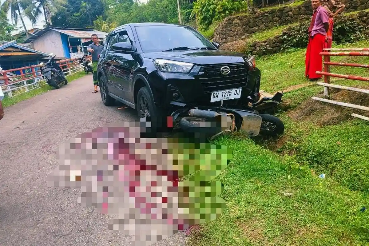 Detik-detik Kecelakaan Maut di Poros Sinjai-Bulukumba, Satu Pelajar SMP Tewas