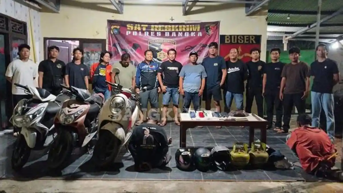Diburu Buser Kelambit, Pelaku Curat dan Curanmor di Bangka Ditangkap Saat Ambil Sabu di Hutan - Bangkapos.com