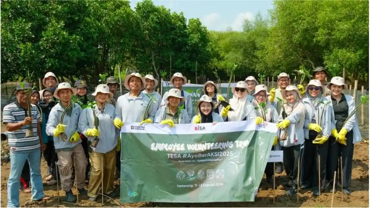 Program Ayo Beraksi, Cara Telkom Galakkan Penanaman Mangrove di Pesisir Semarang