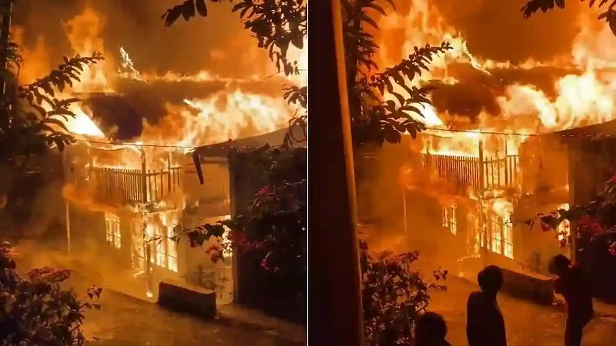 5 Rumah di Sridadi Brebes Terbakar. Mobil Damkar Sulit Capai Titik Api, Andalkan Gotong-royong Warga