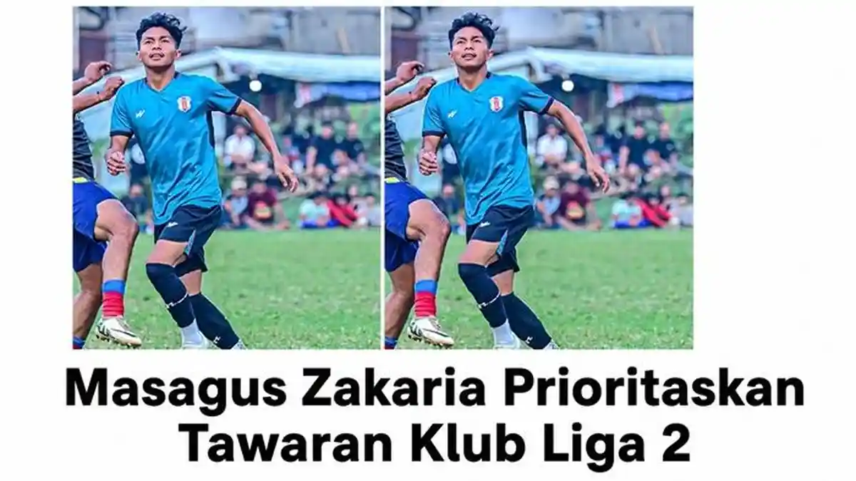 Masagus Zakaria Prioritaskan Tawaran Klub Liga 2 untuk Musim Depan - Sripoku.com