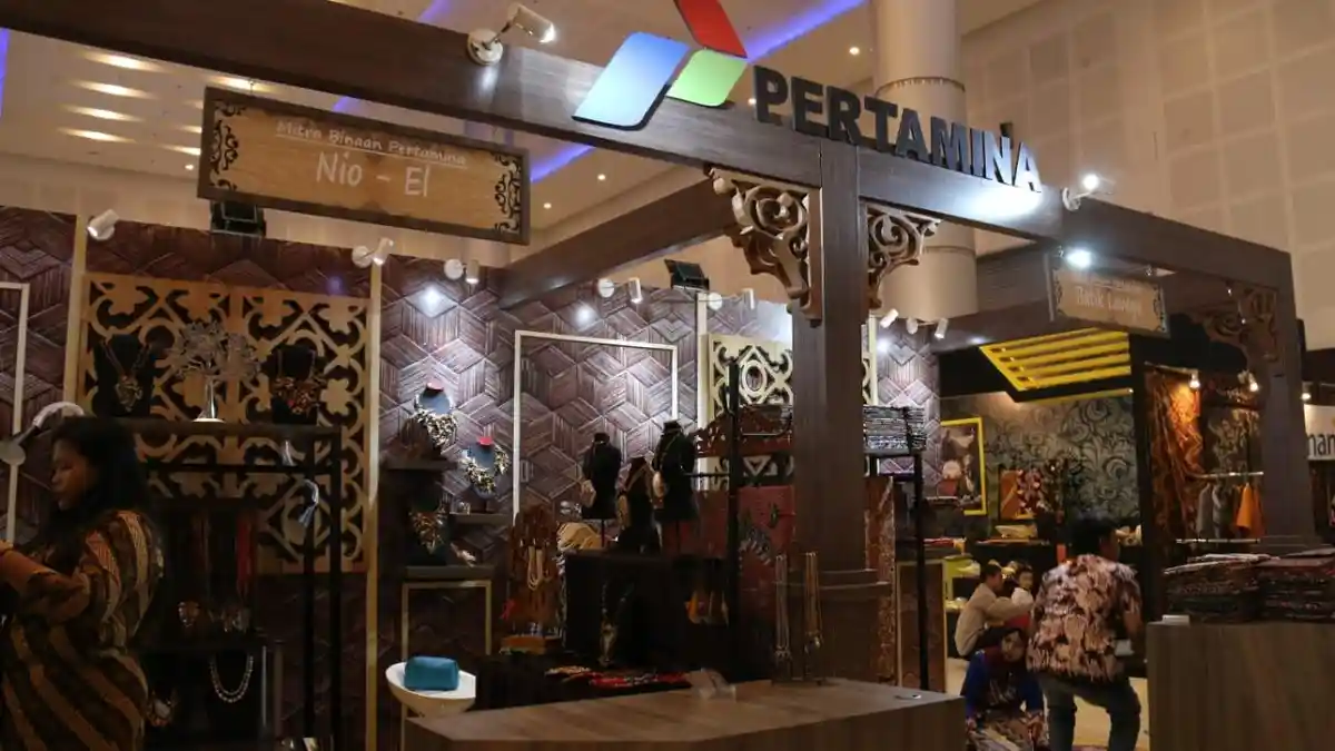 Mitra Binaan Pertamina Ramaikan Pameran Batik Bordir & Aksesoris Fair 2019